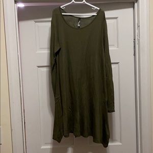 ViV collection olive green long leave shirt